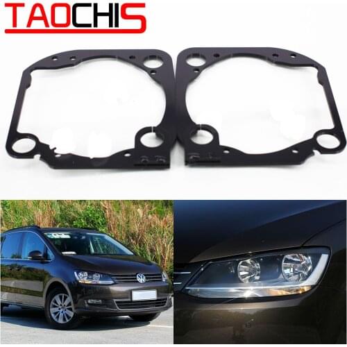 Taochis Car-Styling frame adapter module DIY Bracket Holder for VW Volkswagen Sharan Hella 3 5 Projector lens