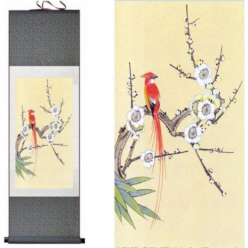 Traditional Chinese Art Painting birds and flowers painting art paintingPrinted painting