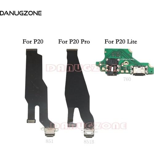 USB Charging Port Dock Plug Socket Jack Connector Charge Board Flex Cable For Huawei P20 Lite ANE-AL10 / P20 PRO