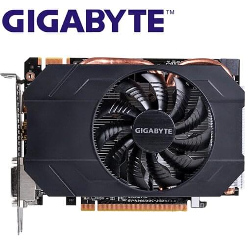 GIGABYTE GTX960 4GB GPU Graphics Cards 128Bit GDDR5 GM206 Video Card Map For nVIDIA Geforce GTX 960 4G PCI-E X16 Hdmi Used