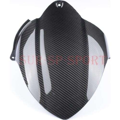 Rear hugger Fender Tire Mudguard Cover with Chain Guard Cover For Kawasaki ZX10R 2008 2010 Full Carbon Fiber 100