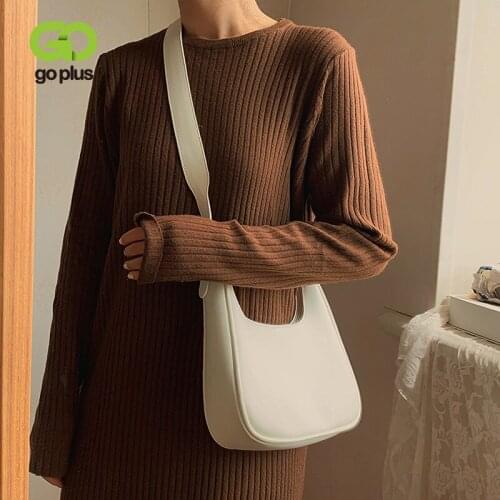 GOPLUS Womens bag Retro Handbags Design Crossbodybag Woman single shoulder PU Soft Leather Dumpling Bag