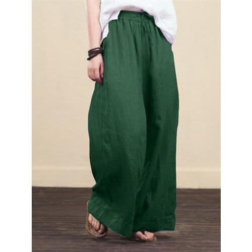 2021 Summer Fall Women Wide Leg Pants Ladies Chic High Waist Teens Streetwear Female Korean Harajuku Plus Size Trousers
