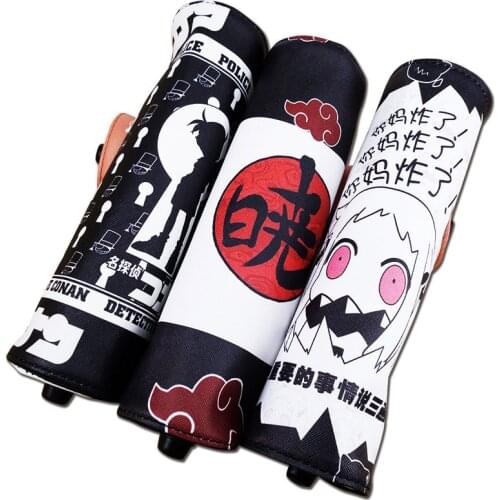Anime Pencil Bags Kimetsu no Yaiba Pencil Case Leather Miku Large Capacity Student Stationery Pencil Bag Canvas Bag