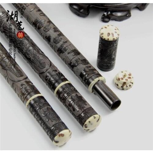 Ebony long to ward off bad luck and the bodhi subband incense carved guanyin heart sutra, xiang xiang tube wholesale