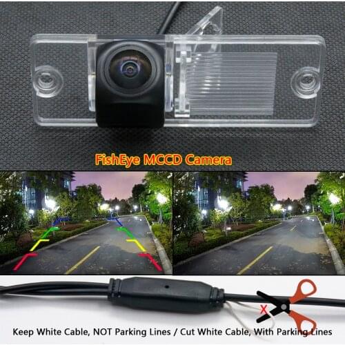 Fisheye 1080P MCCD HD Backup Reversing Rear View Camera For Mitsubishi Pajero Zinger L200 V3 V93 V5 V6 V8 V97 Car Monitor