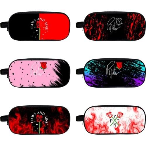 3D Payton Moormeier Cosmetic Bags Women PYTN Printed Net Red Pencil Case Makeup Bag School Supplies Funny Zipper Pouch Kpop Hot