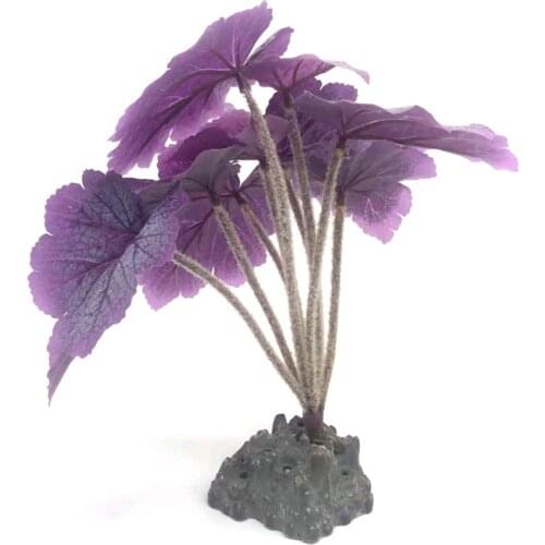 Beautiful Fish Aquarium Plants Ornaments Aquarium Fish Tank Plant Water Grass Decor Aquarium Decoration Background Purple