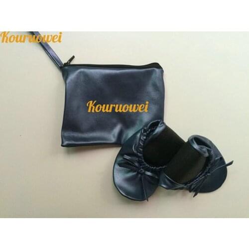 Colorful Emergency Roll Up Flats High Heel Pain Relief with Rollable style with matching bag packed