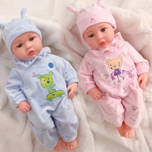 JINGXIN PRINSES 48CM Baby Reborn Toys Lifelike Dolls Plush Cloth Body Baby Dolls Kids Smart ITouch Function Bebe Girls Toy Gifts