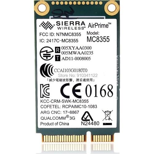 MC8355 Gobi3000 HS2430 HSPA + EV-DO SPS 634400-001 For HP Elitebook 2560p 8760w 2760p Probook 6565b Sierra Wireless 3G Card