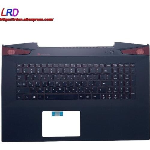New Original Shell C Cover Upper Case Palmrest with Hebrew Israel Backlit Keyboard for Lenovo Y70-70 Touch Laptop 5CB0G59792