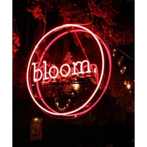 New Red Bloom Neon Signs neon light neon lights for rooms glass Tube light up sign Iconic Sign Neon lights neon wall signs