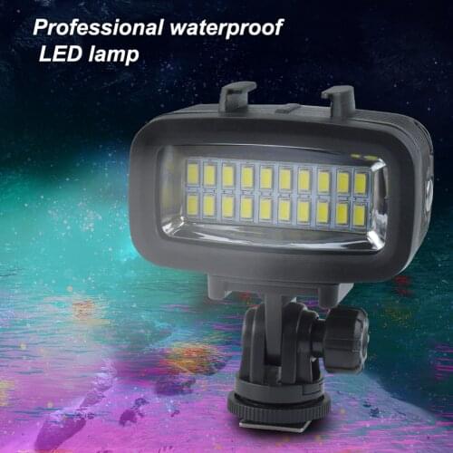 Potable Waterproof Flash For Gopro Canon Sony Nikon Phone... Underwater 40m Dive Photography 1800LM Fill Light Camera Accessory
