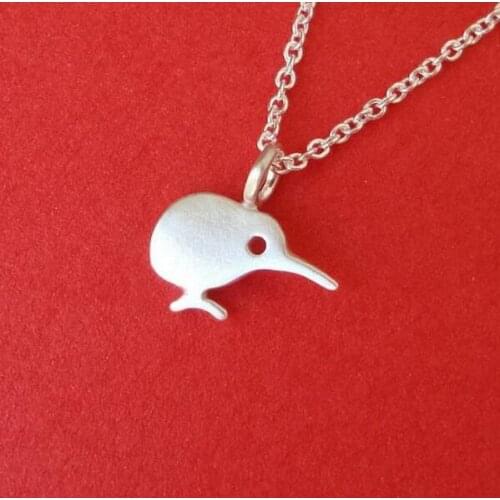 Daisies 1pc Kiwi Birds Gold Silver Plated Pendant Necklaces Women Animal Dainty Necklaces Trendy Jewelry