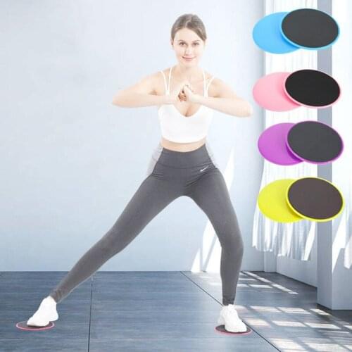 Sliding Gliding Fitness Discs Abdominal Exercise Sliding Plate Pilates Yoga Gym Abdominal Core Training Exercise Equipment 2pcs