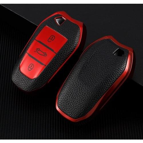 TPU car remote key cover case for Peugeot 301 308 308S 408 2008 3008 4008 5008 Car Accessories key case holder protect FOB