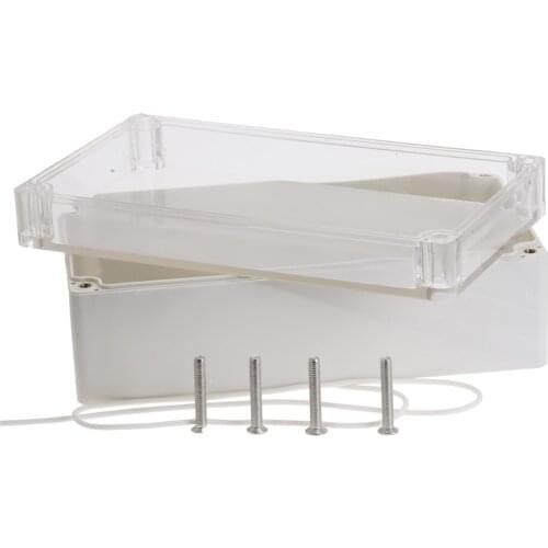 1pc Waterproof Plastic Clear Cover DIY Electronic Box 160mmx89mmx60mm Project Instrument Enclosure Case