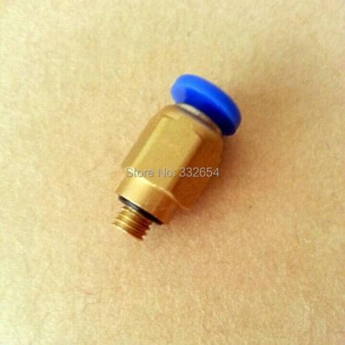 10pcs 4mm to M5 Pneumatic Connectors male straight One-touch fittings Push in air fitting SPC4-M5