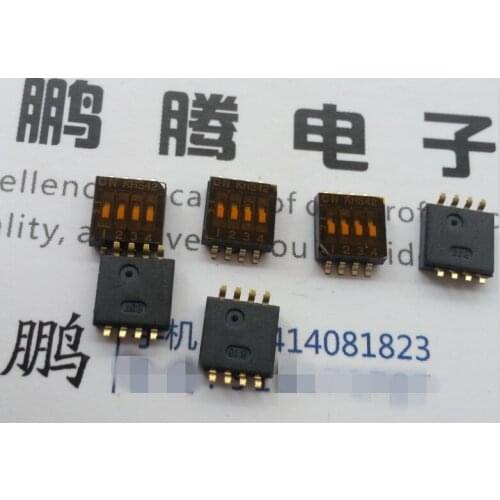 2PCS/lot Original Japanese OTAX dial code switch 1.27 pitch 4-digit digital switch patch key type 4P KHS42E