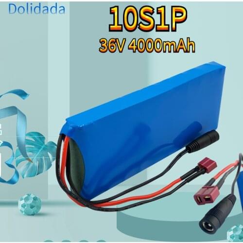 2021new 36V battery 10S1P 36V 4000mah 18650 lithium ion battery pack ebike electric car bicycle scooter belt 20A BMS 500W