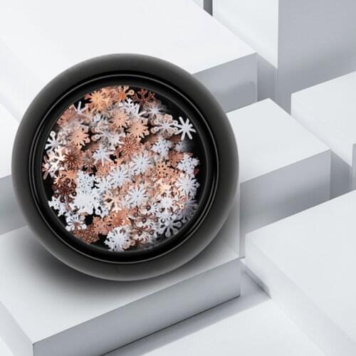 27RC Nail Art Foils Flakes Professional Snowflakes Nails DIY Decorations Glitter Sequins Manicure Tips Gel Polish Accessorie