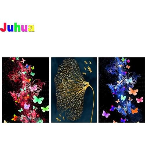 Butterfly 5d diy diamond painting full square round Dandelion mosaic diamond embroidery gift diamond stitch home decor