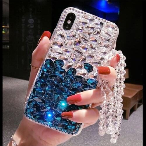 Bling Diamond Case for Huawei Honor 30 3S Pro 20 10 9 9x Pro Lite 10i Glass Coque Silicone Soft TPU Cover 8 8X Women Rhinestone