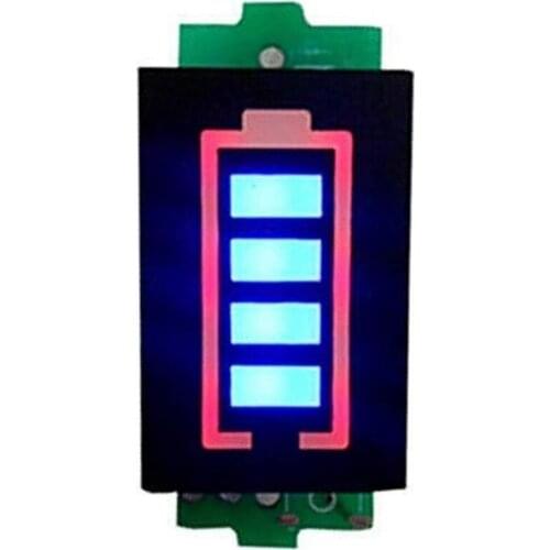 Lithium Battery Display 7S Series 29.4V Lithium Battery Capacity Indicator Electric Vehicle Battery Level Display