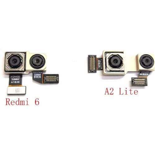 Original new Rear Camera Big Back Camera Module Flex Cable for Xiaomi A2 Lite/Redmi 6, dual camera for Xiaomi A2 Lite/Redmi 6
