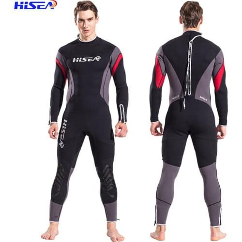 Mens Full Body Wetsuit, 2.5mm Men Premium Neoprene Long Sleeves Dive Suit -Perfect For Swimming/Scuba Diving/Snorkeling/Surfing