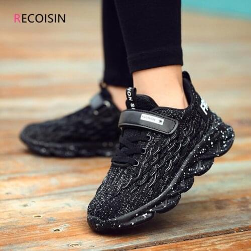 RECOISIN Autumn Childrens Sneakers High Quality Sports Shoes For Boys Sneakers Brethable Trainers Kids Shoes Chaussure Enfant