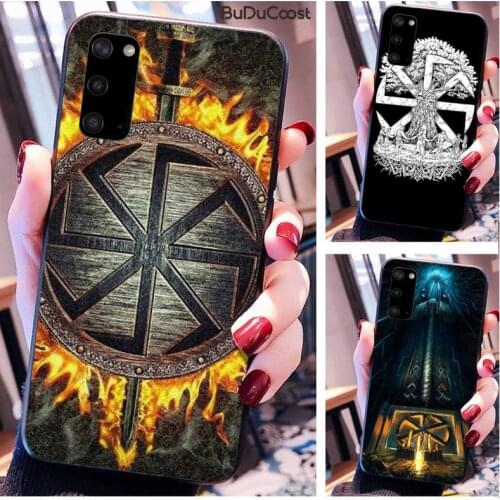 Reall Slavic Viking symbol Kolovrat Phone Case for Samsung Galaxy S10 Plus S10E S6 S7 edge S8 S9 Plus S10lite S20 Plus S20 Ultra