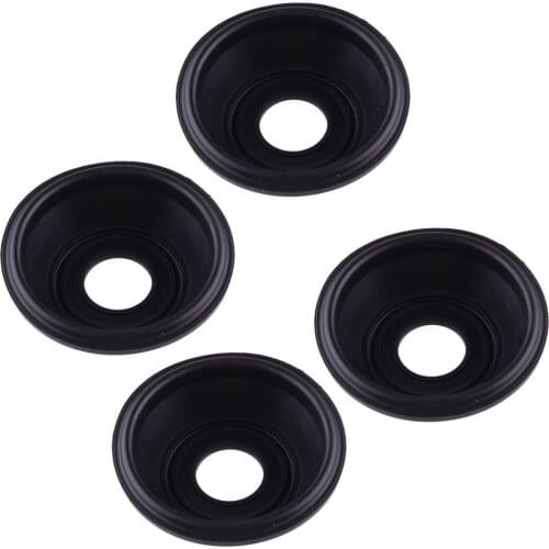 Beler Rubber 4Pcs Motorcycle Carburetor Vacuum Diaphragm Fit for Kawasaki Eliminator ZL900 ZL600 A B