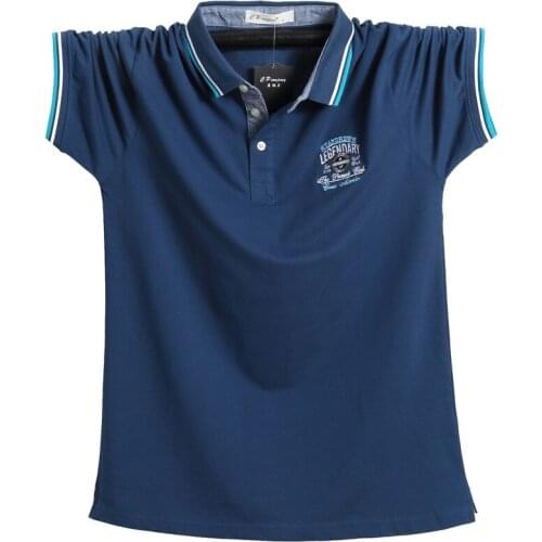 Polo Shirt Men Clothing Oversized Summer Style Pure Cotton Clothing Men Tops Tees Brand Cloths New Fashion Plus Size Streetwear