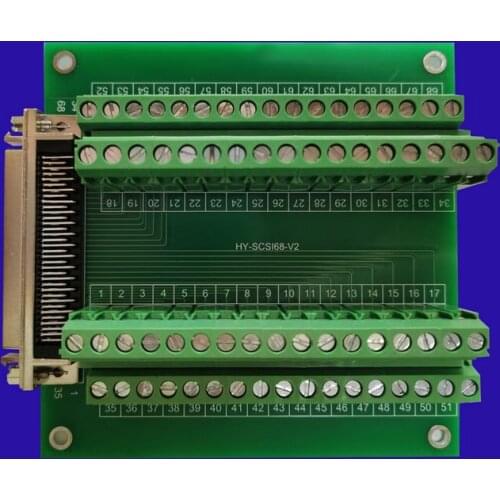 SCSI 68 Core Female Head Adapter Board Relay Terminal Station Instead of ACC68C ADAM3968