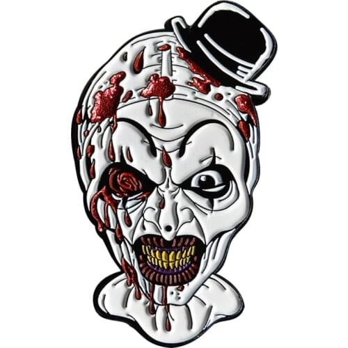 Terrifier bloody horror slasher Pin