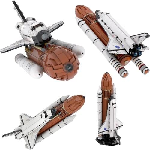 High-tech Space Shuttle Launch Center Model Building Blocks Creative Space Series Figure Rocket Bricks Kids Toys MOC-46228 1:110