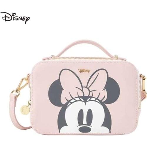 Disney Mickey Mouse Lady Camera Bag Cartoon Cute Messenger Bag Soulder Bag Fashion Mickey Small Handbag Square Bag Cute Bag