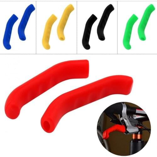 Universal Bike Brake Handle Silicone Sleeve Protection Cover for Mountain / Road Bicycle