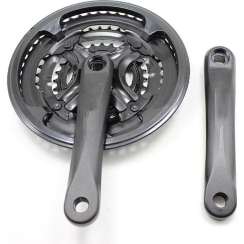 Bike Crankset 7/8/9 Speed MTB Bicycle Crank Set 170mm Tooth Plate Square Hole Bicycle Crankset Bike Sprocket Bike Parts