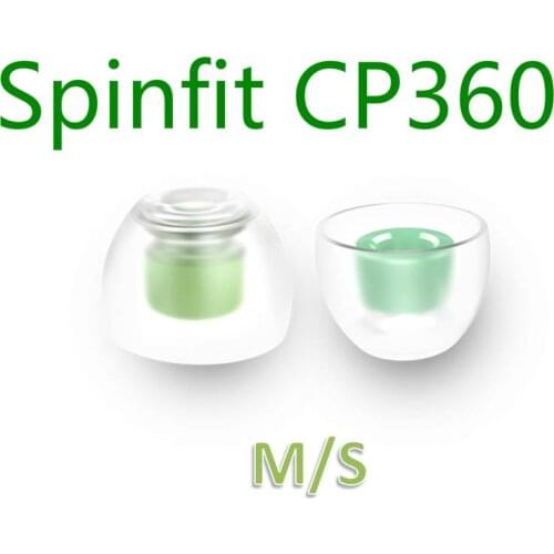 SpinFit CP360 3.6MM High Quality Silicone Eartips for Ture Wireless In-ear Earphones(SS S M L S/SS M/S L/M)