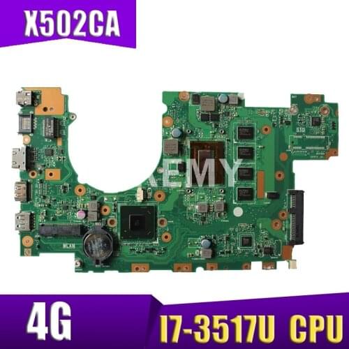 X402CA Motherboard I7-3517u 4G Memory For ASUS X502CA X402CA Laptop motherboard X402CA Mainboard X402CA Motherboard
