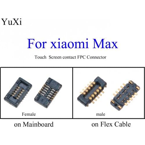 YuXi for Xiaomi Max /Redmi 3S Note 4 Touch Screen FPC FFC Connector Port Plug for Fingerprint on Mainboard/Flex Cable