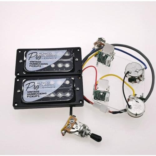 Electric Guitar Pickups Humbucker Epip LP Standard Classic Alnico Bucker PRO Guitar Pickups 4C with Wiring Harness