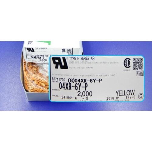 04XR-6Y-P YELLOW COLORE HOUSINGS JST Connectors terminals housingS 100% new and original parts