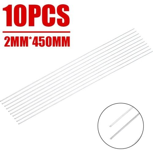10pcs Metal Aluminum Magnesium Welding Rods Low Temperature Welding Sticks With Corrosion Resistance 2mmx450mm