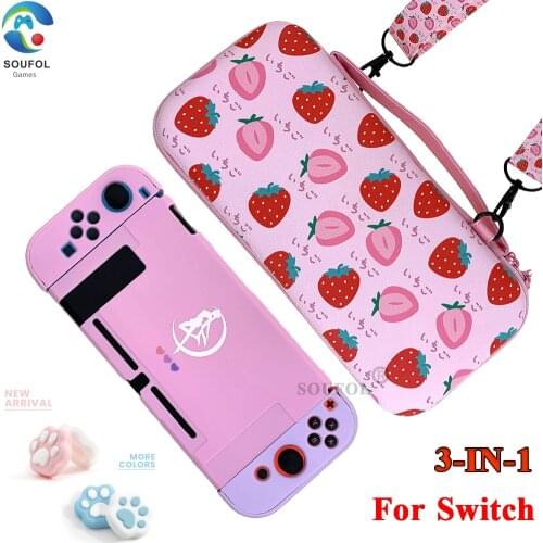 2021 High Quality Storage Carry Bag Hard Shell Pouch Case for Nintendos NS Switch Protective Cover Joystick Caps Game Accessory