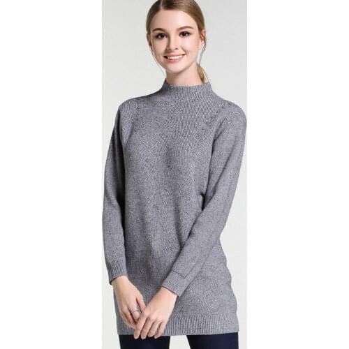 Jumper Polyester Flat Knitted Full Time-limited Special Offer Poncho Pullover 2018 Autumn And Winter Wear Sweater Long Coat