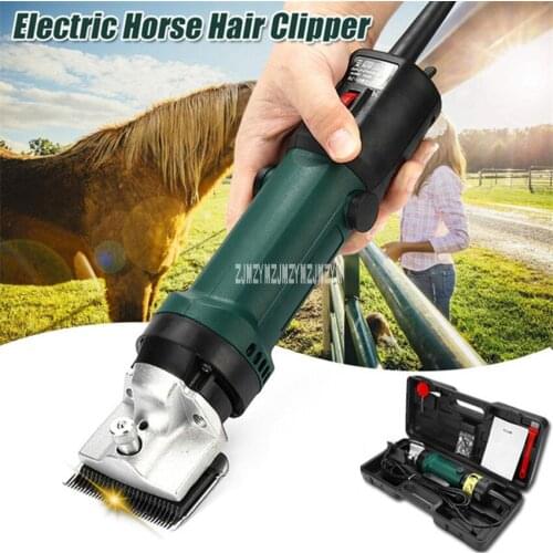 N1J-GM02-76 Electric Shearing Clipper Horse Hair Clipper Wool Shears Pet Hair Trimming Machine 110V/220V 320W 2400r/min 78mm